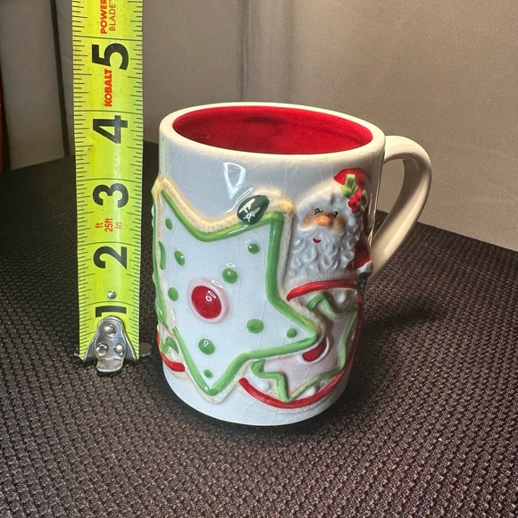 Fitz and Floyd Merry Christmas Coffee Mug Essentials Santa Cookies and Snowman - Picture 9 of 9